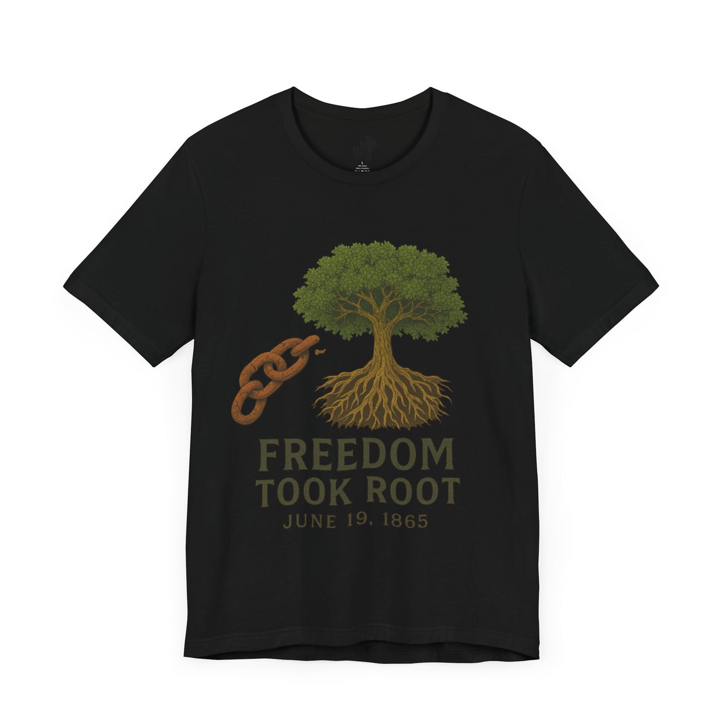 Juneteenth Freedom Tee | Celebrate Black History, Unisex Cotton T-Shirt, Equality Shirt, Thoughtful Gift for Activists, Commemorate the Past