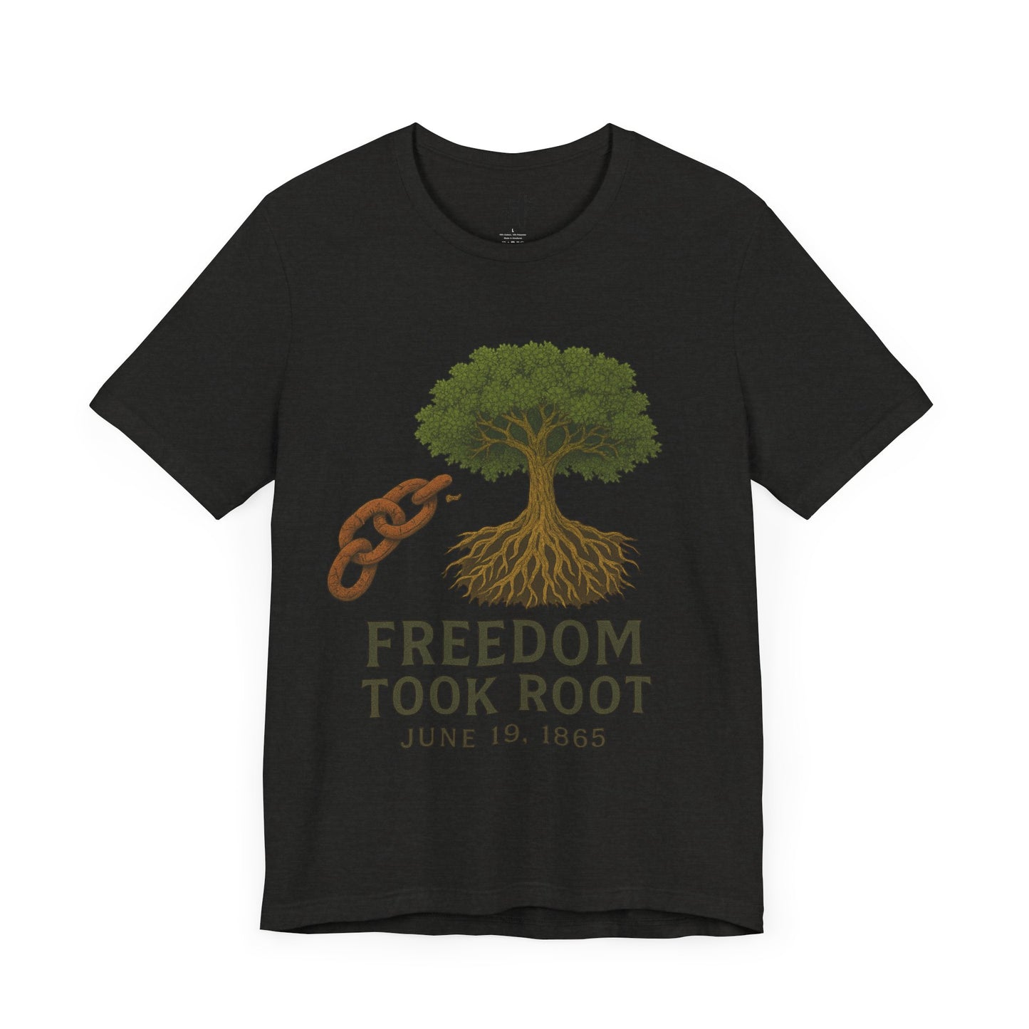 Juneteenth Freedom Tee | Celebrate Black History, Unisex Cotton T-Shirt, Equality Shirt, Thoughtful Gift for Activists, Commemorate the Past