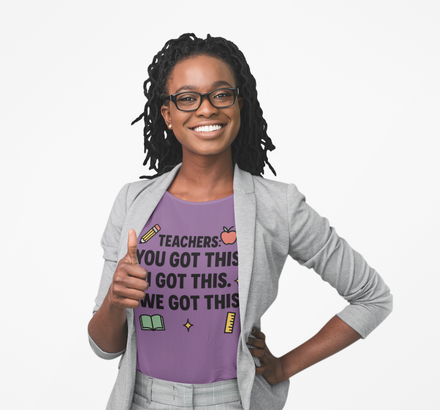 Inspirational Teacher Tee - "Teachers: You Got This"