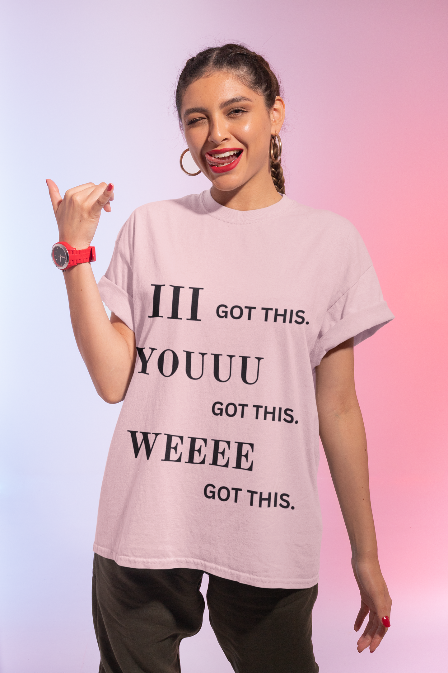 Motivational Unisex Tee - 'I Got This, You Got This, We Got This'