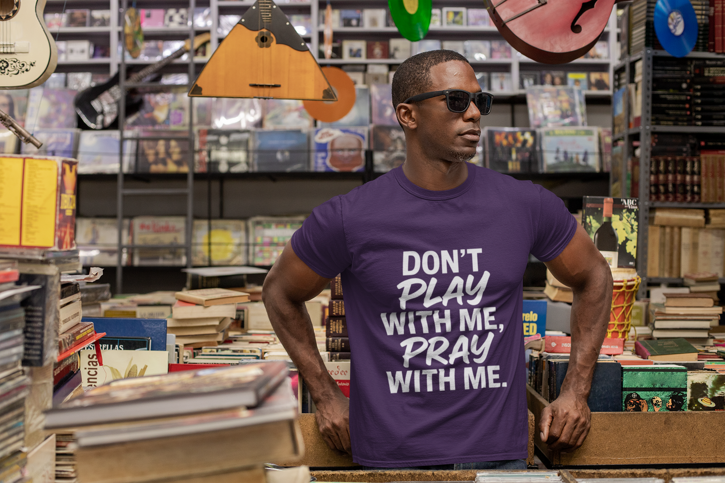 Pray With Me Unisex T-Shirt - 'Don't Play With Me' Design