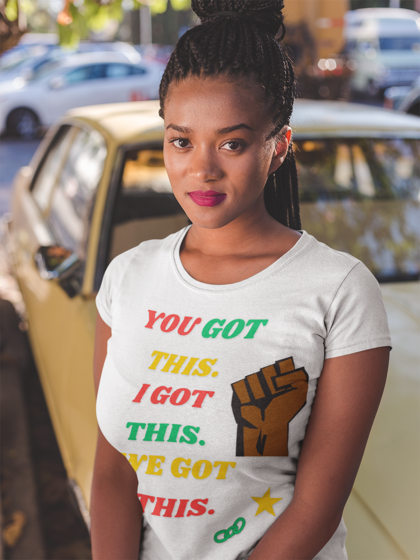 T-Shirt - Juneteenth 'You Got This' Unisex Garment-Dyed Tee