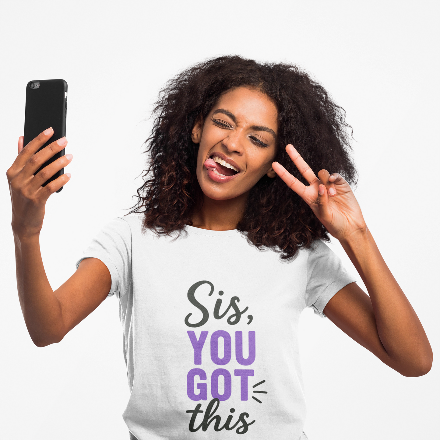 Motivational T-Shirt with 'Sis, You Got This' Design