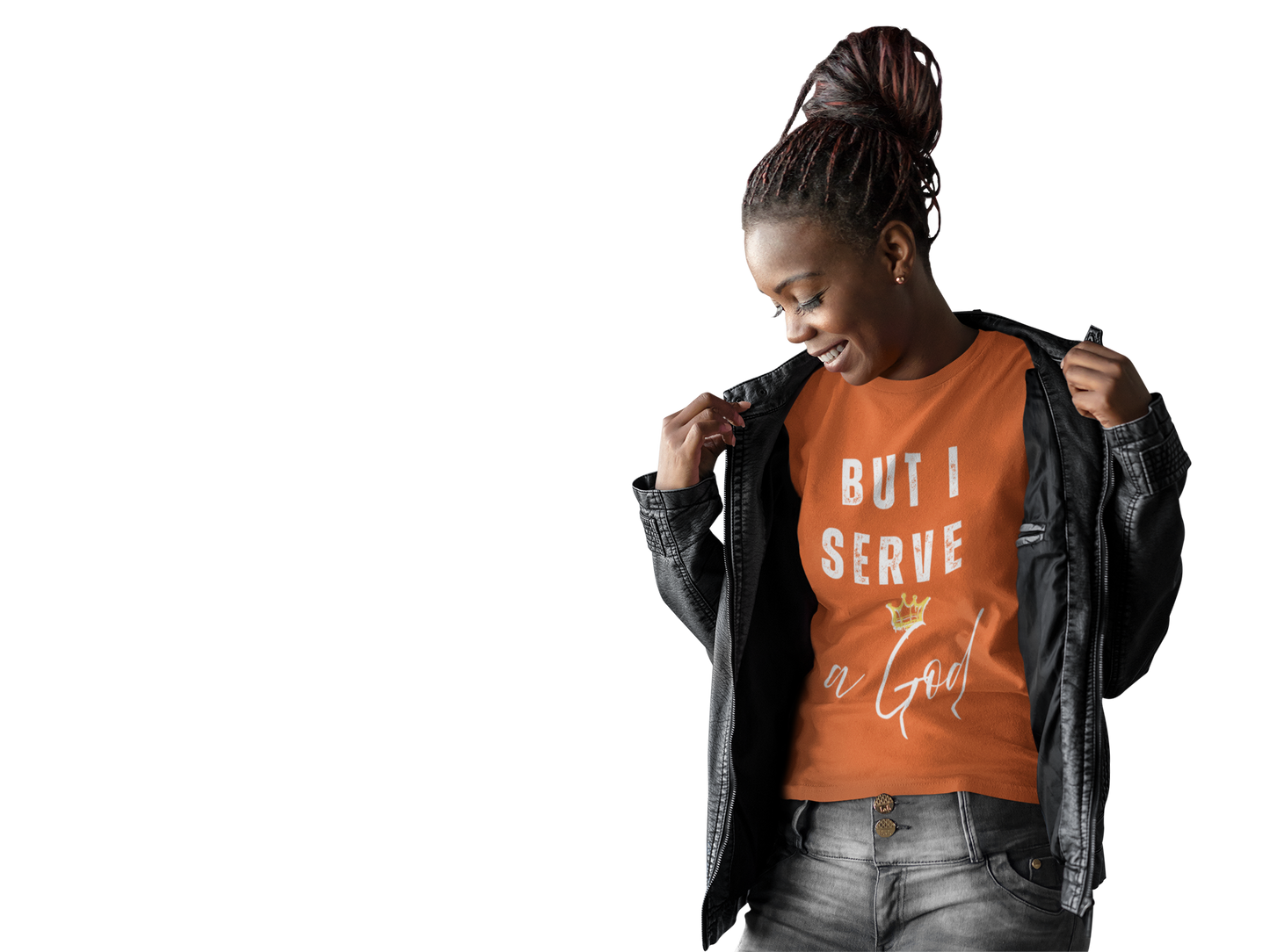 Christian Graphic Tee - But I Serve a God