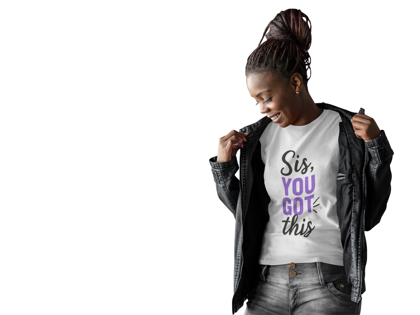 Motivational T-Shirt with 'Sis, You Got This' Design