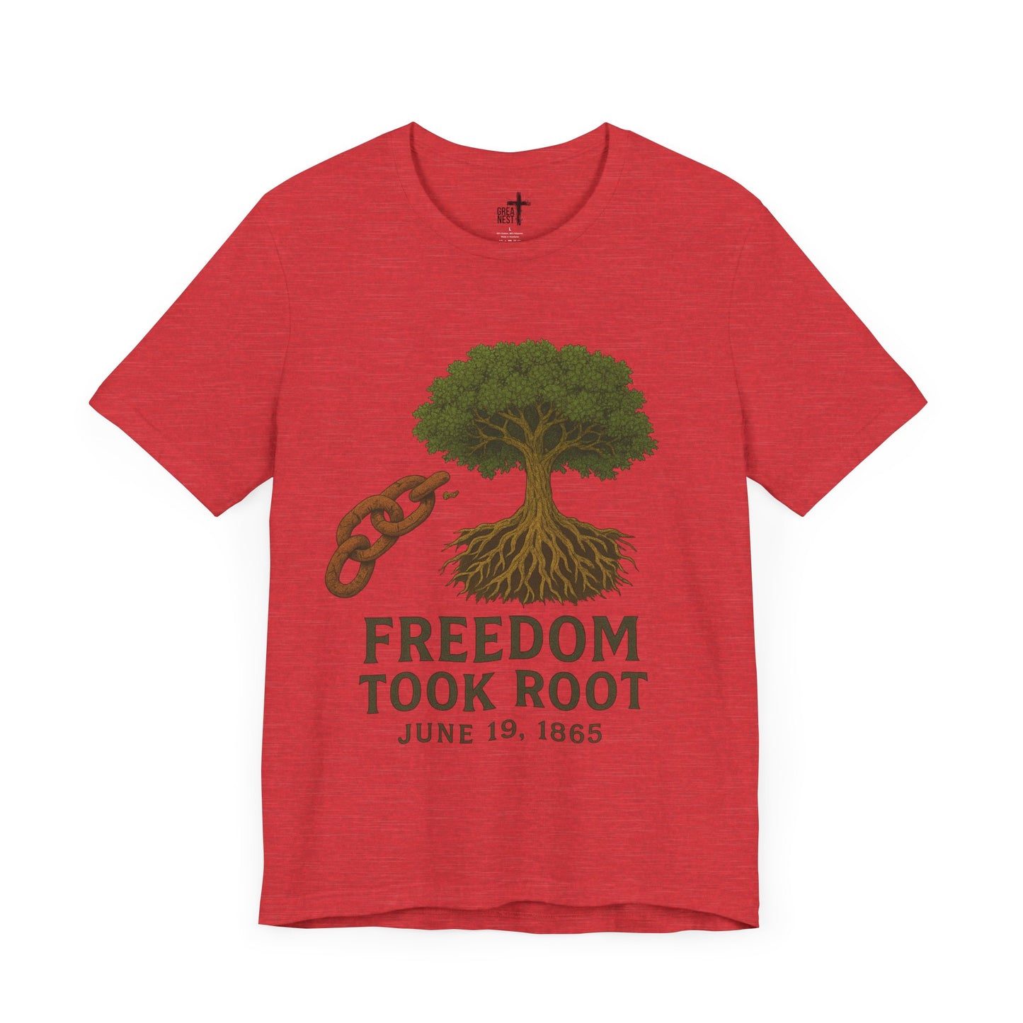 Juneteenth Freedom Tee | Celebrate Black History, Unisex Cotton T-Shirt, Equality Shirt, Thoughtful Gift for Activists, Commemorate the Past