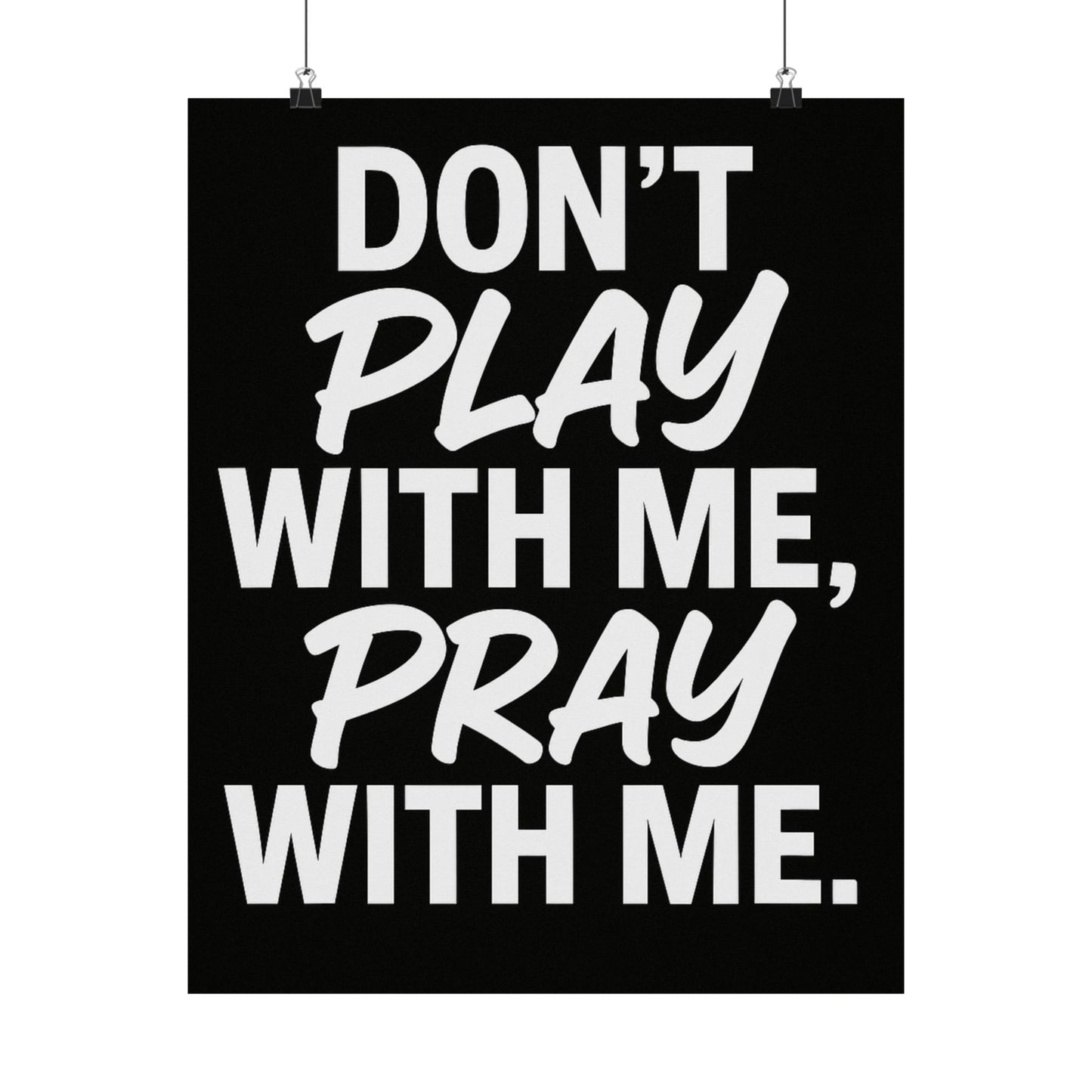 Inspirational Matte Vertical Posters - Motivational Wall Art, Home Decor, Prayer Room Decor, Gift for Faith, Spiritual Wall Art
