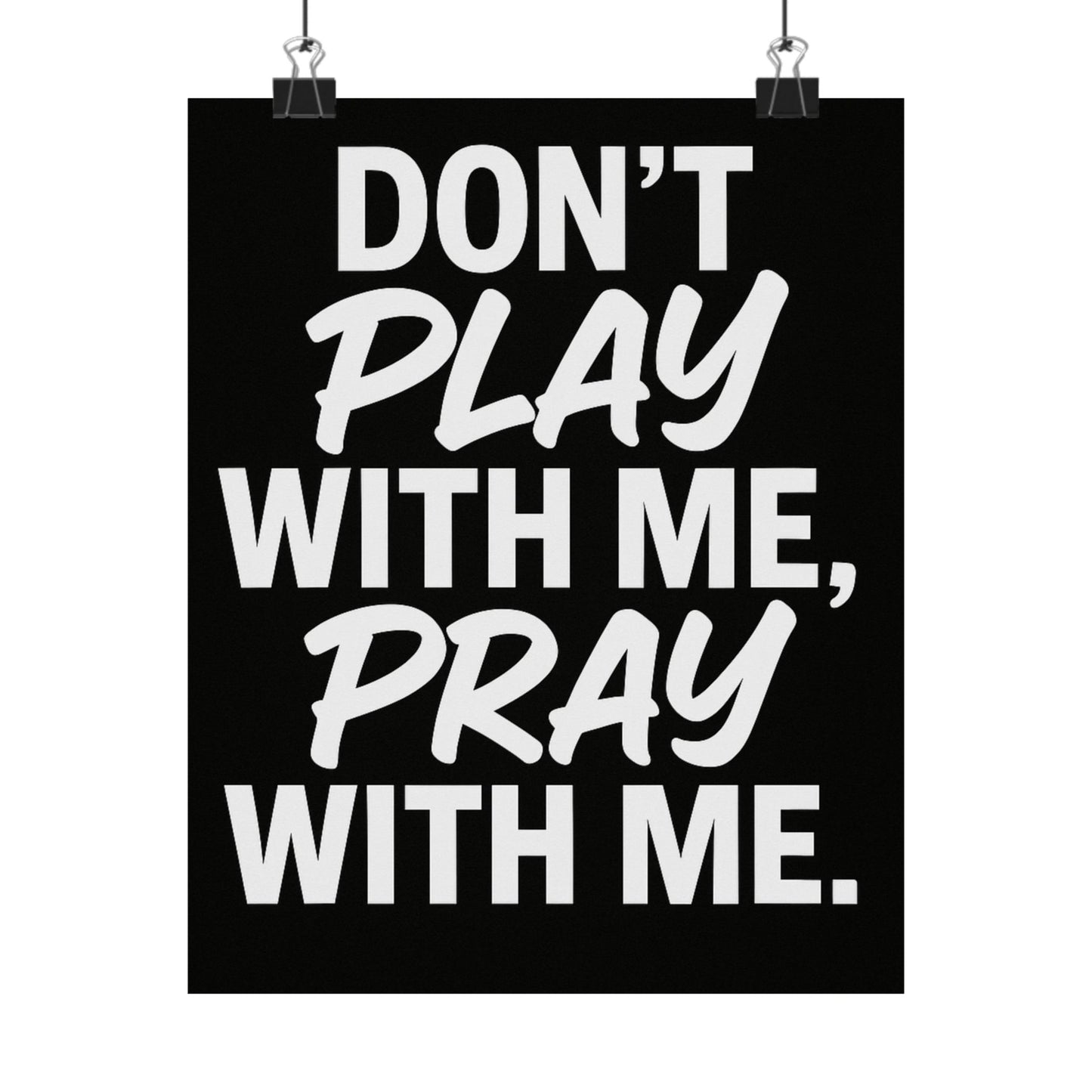 Inspirational Matte Vertical Posters - Motivational Wall Art, Home Decor, Prayer Room Decor, Gift for Faith, Spiritual Wall Art