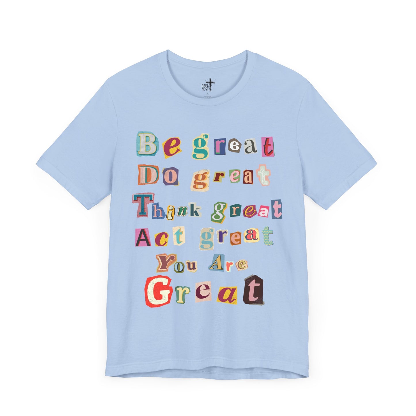 T-Shirt with Scrapbook Letter Design