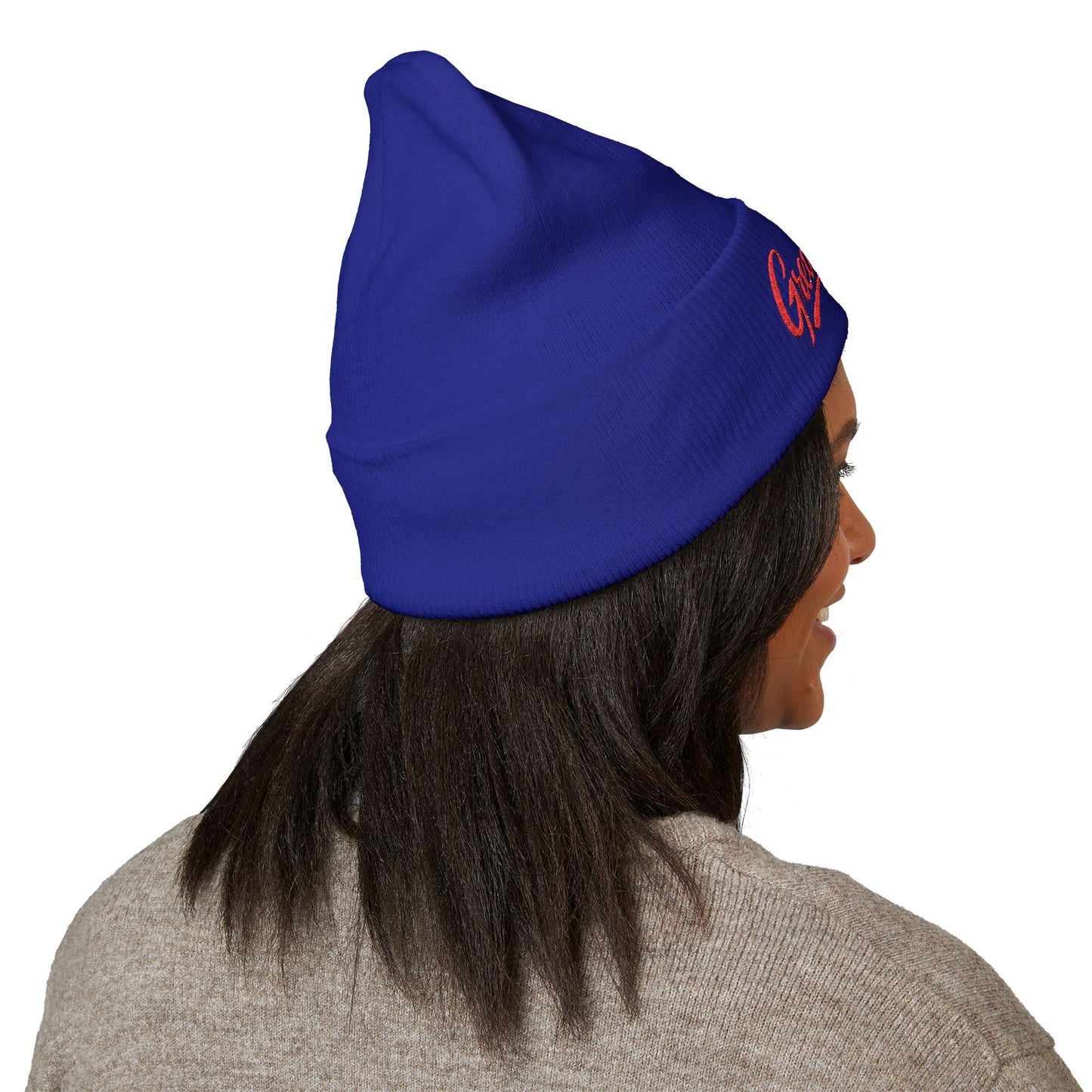 Embroidered 'GreatNest' Classic Cuffed Beanie — Cozy Winter Knit Hat