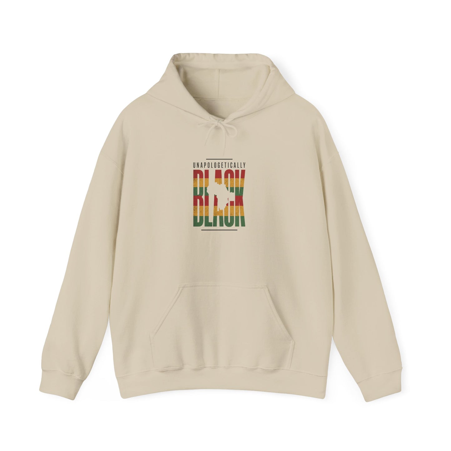 Black Strong Hoodie | Juneteenth 1865 Pan-African Freedom Apparel