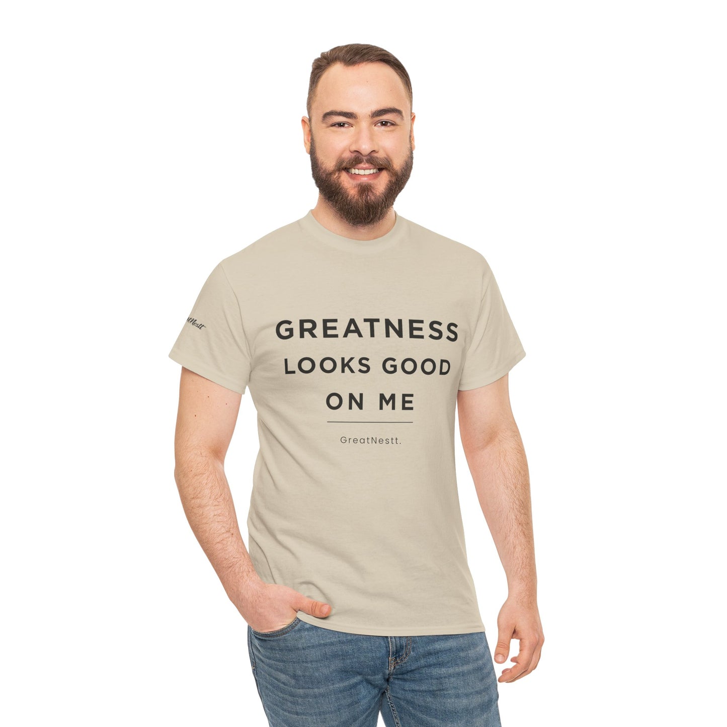 Greatness Looks Good On Me T-Shirt — Inspirational Graphic Tee