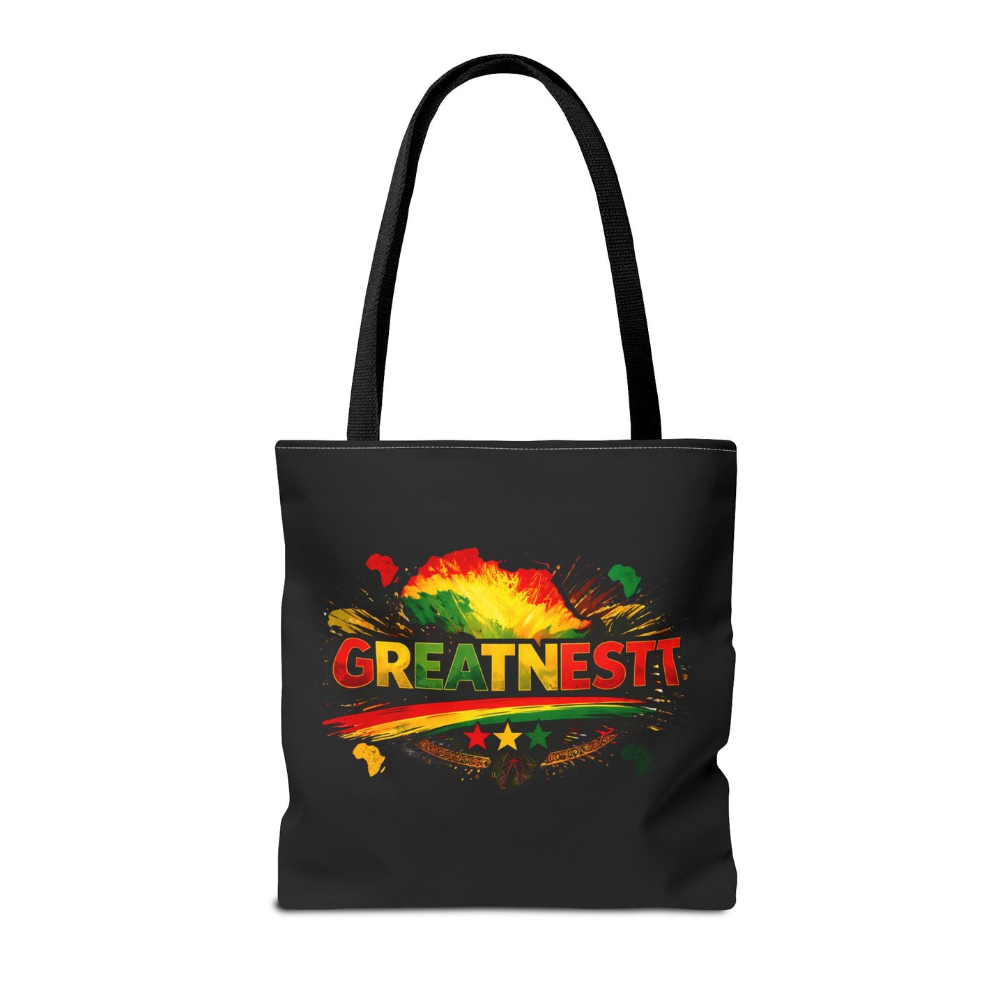 Tote — 'GreatNesT' Rasta Colorful Graphic Tote Bag