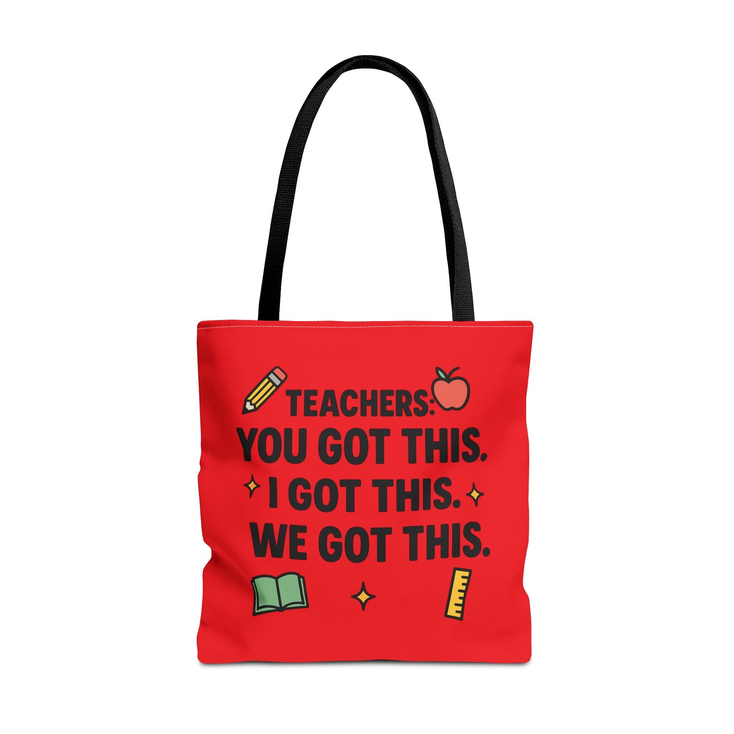 Teacher Inspiration Tote Bag - Motivational Quotes for Educators