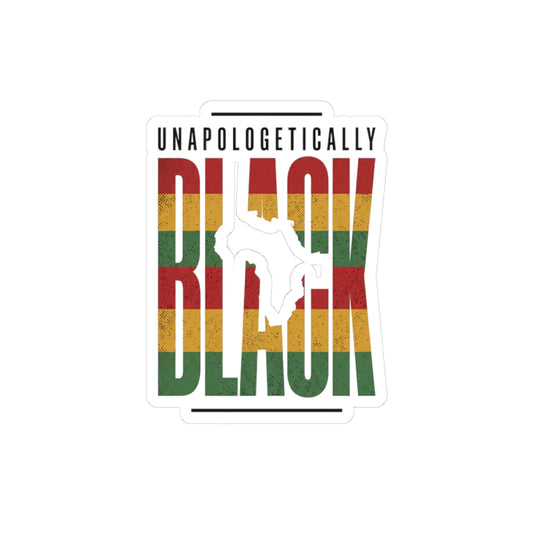 Unapologetically Black Sticker | Juneteenth, Pan-African Pride