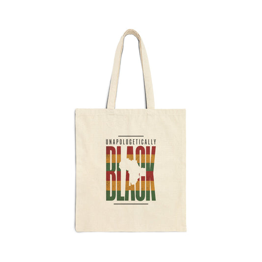 Unapologetically Black Tote | Juneteenth Pan-African 1865 Freedom Pride