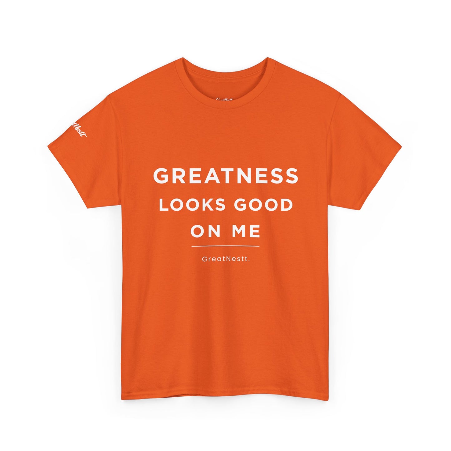 Greatness Looks Good On Me Tee — Motivational Graphic T-Shirt