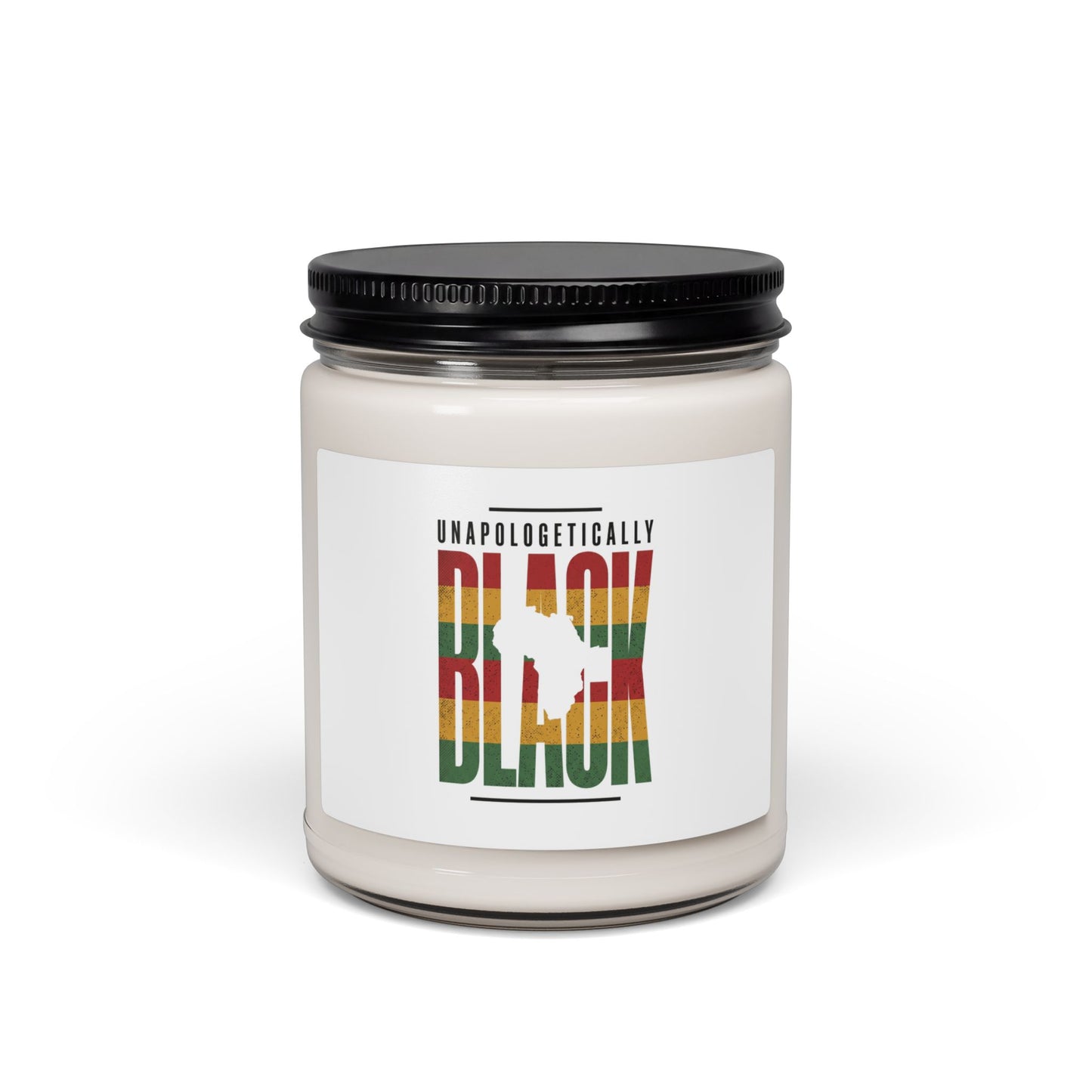 Unapologetically Black Soy Candle | Juneteenth Pan-African 1865