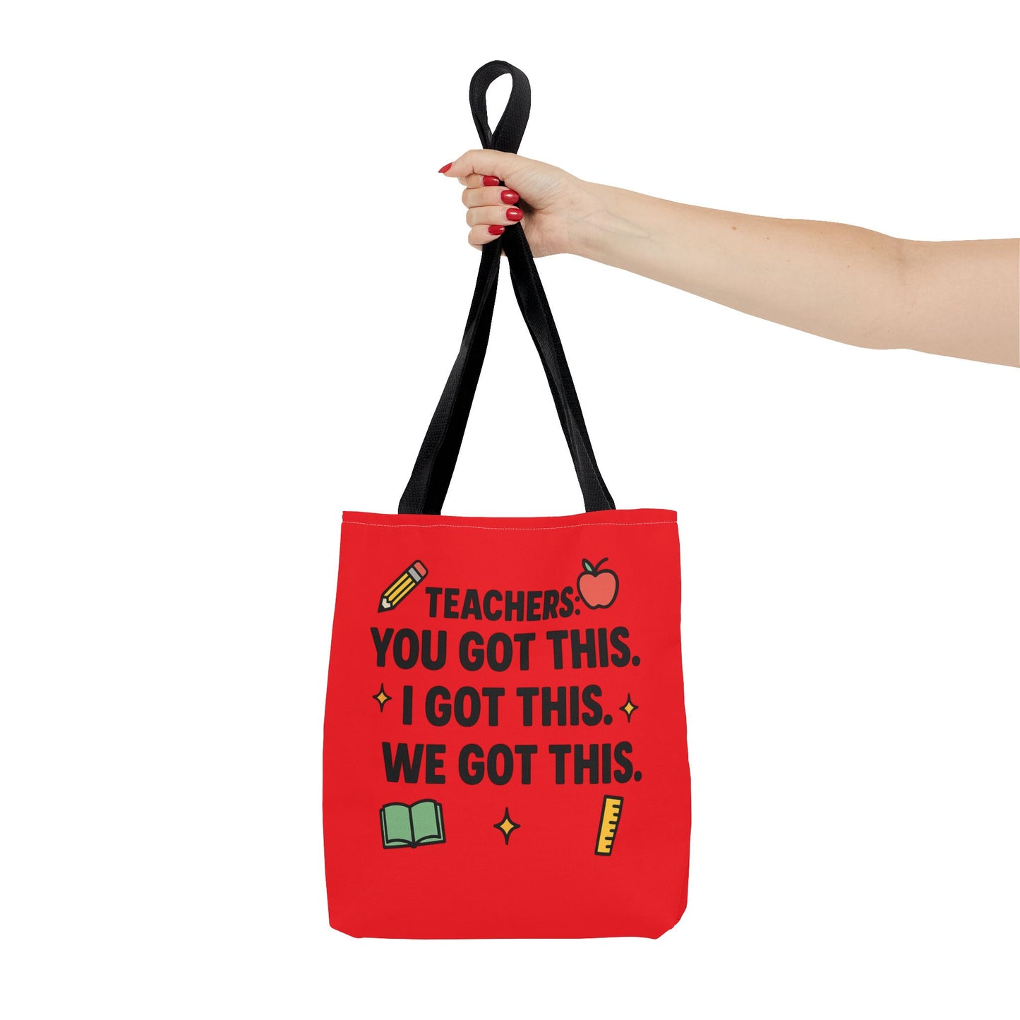 Teacher Inspiration Tote Bag - Motivational Quotes for Educators
