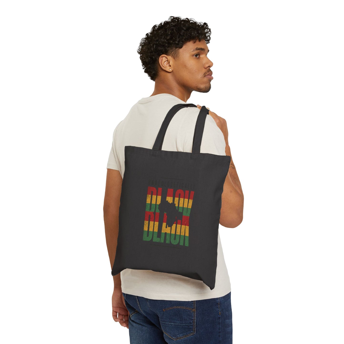 Unapologetically Black Tote | Juneteenth Pan-African 1865 Freedom Pride