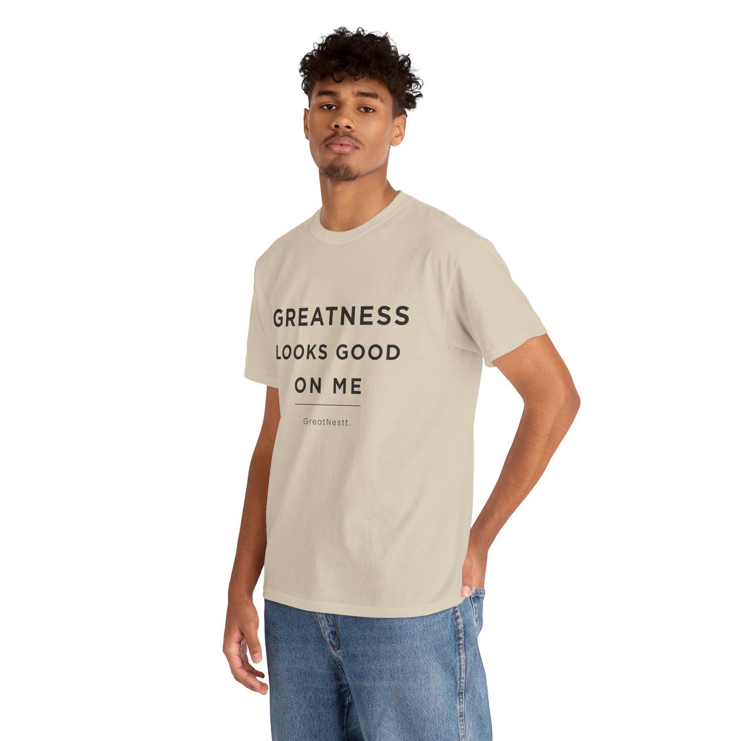Greatness Looks Good On Me T-Shirt — Inspirational Graphic Tee