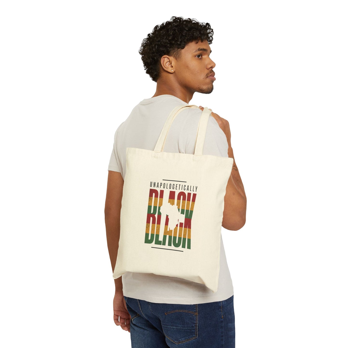 Unapologetically Black Tote | Juneteenth Pan-African 1865 Freedom Pride