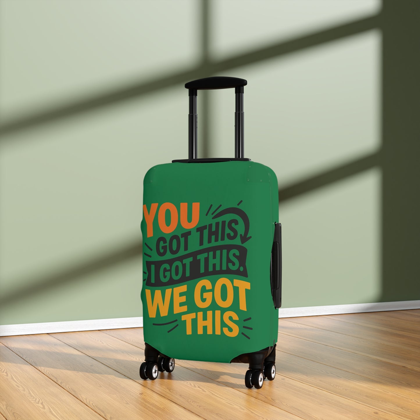Encouraging Luggage Cover - Travel Accessory, Motivational Suitcase Protector, Personalized Travel Gift, Vacation Essentials, Unique [...]