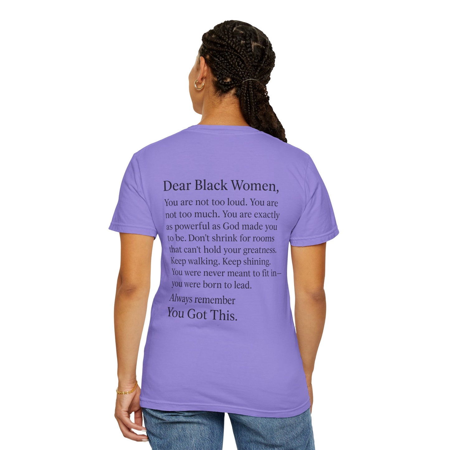 Empowering Message T-Shirt, Unisex Garment-Dyed Tee, Inspirational Apparel, Motivational Gift, Comfort Wear, Plus size options, [...]