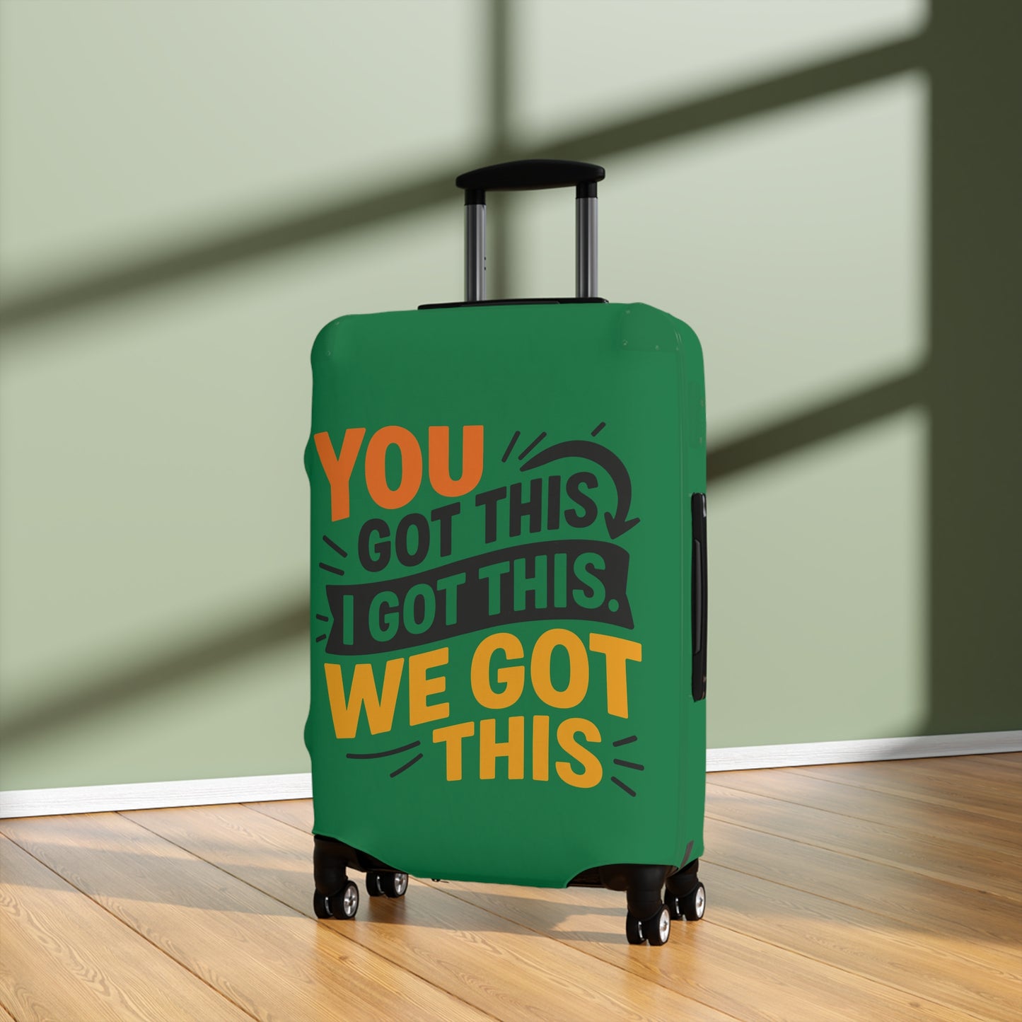 Encouraging Luggage Cover - Travel Accessory, Motivational Suitcase Protector, Personalized Travel Gift, Vacation Essentials, Unique [...]