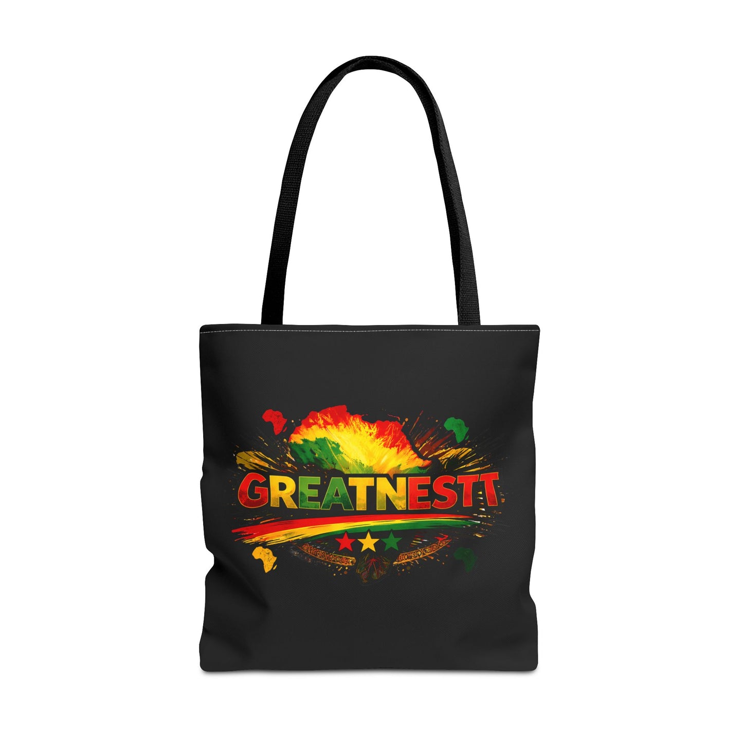Tote — 'GreatNesT' Rasta Colorful Graphic Tote Bag