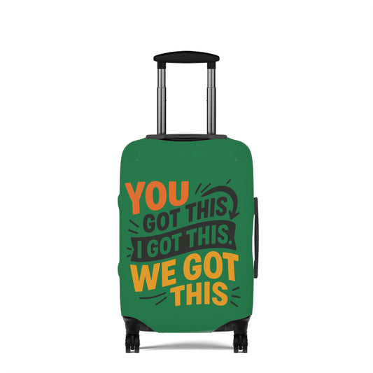 Encouraging Luggage Cover - Travel Accessory, Motivational Suitcase Protector, Personalized Travel Gift, Vacation Essentials, Unique [...]