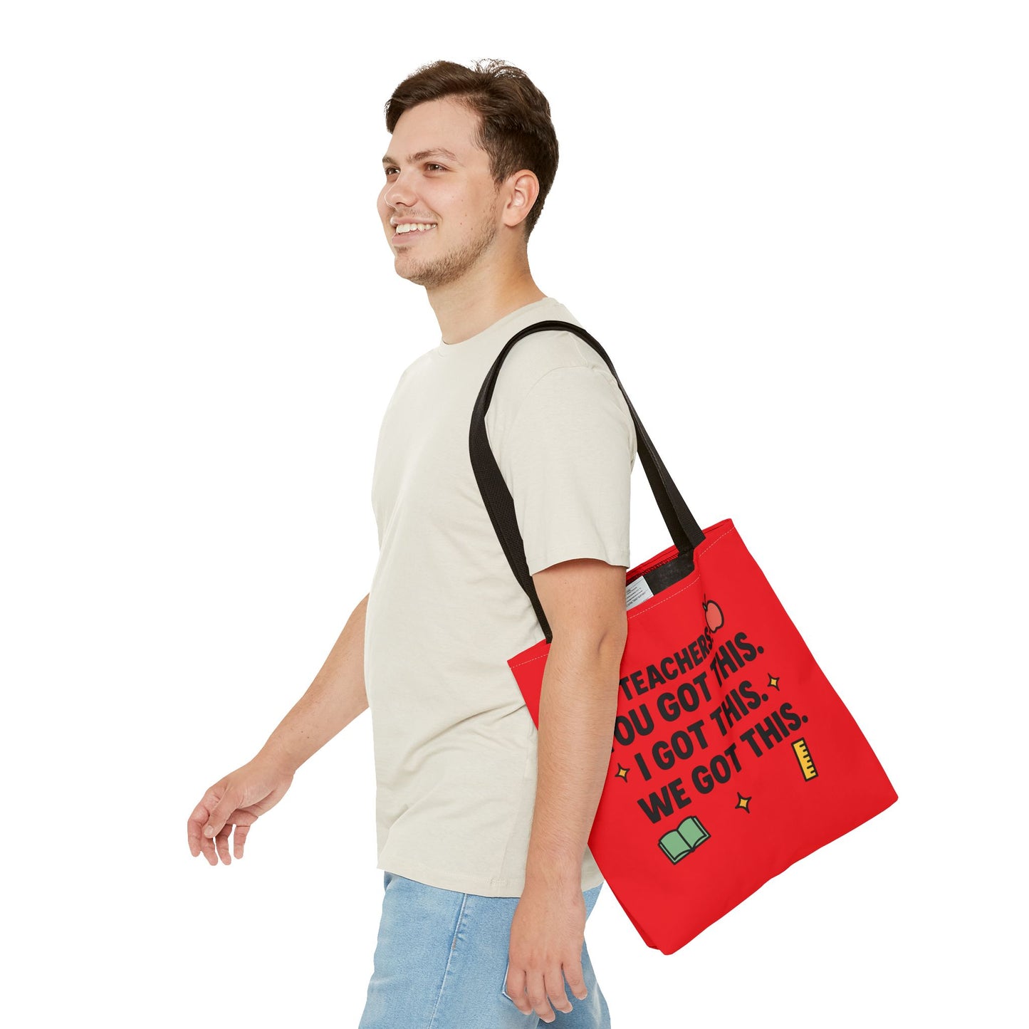 Teacher Inspiration Tote Bag - Motivational Quotes for Educators