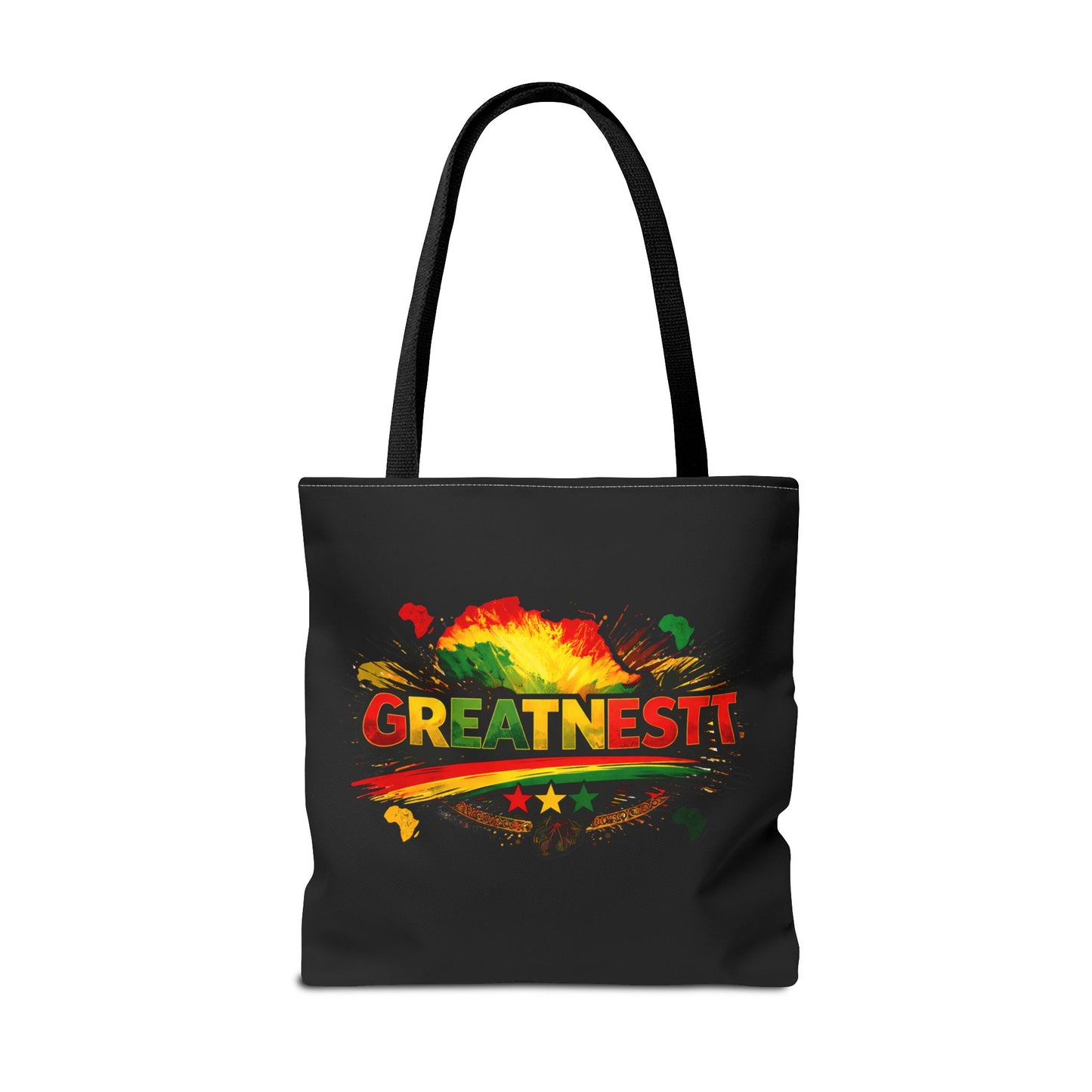 Tote — 'GreatNesT' Rasta Colorful Graphic Tote Bag