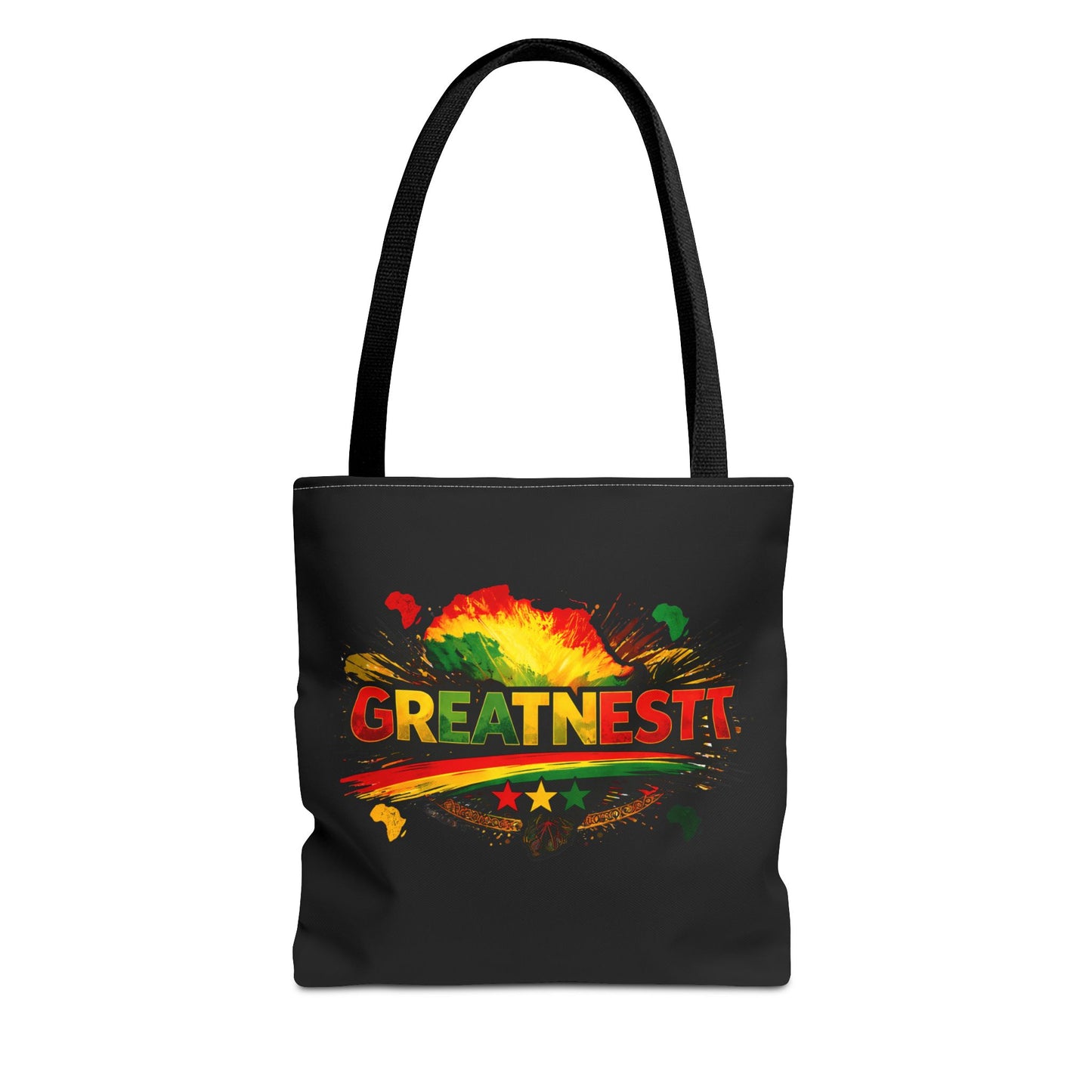 Tote — 'GreatNesT' Rasta Colorful Graphic Tote Bag