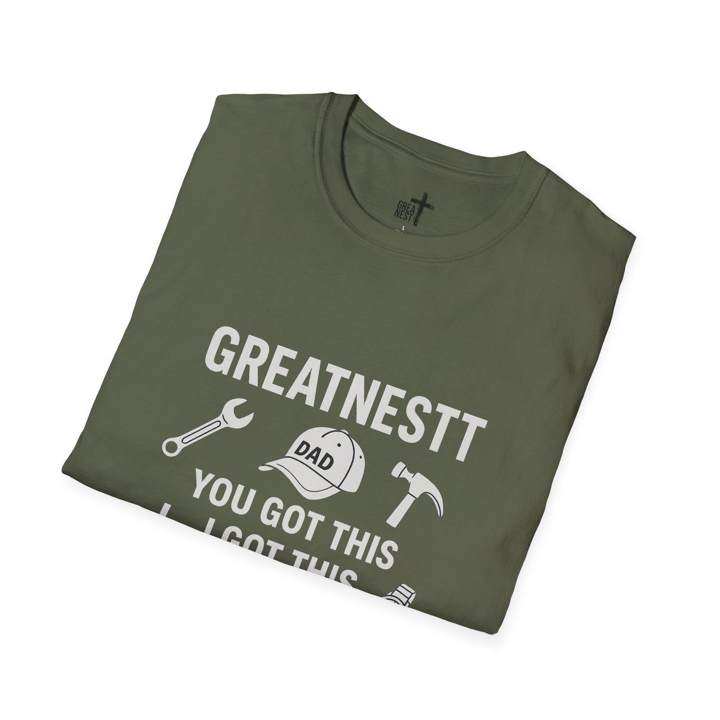 Dad Motivational Softstyle T-Shirt, Gifts for Fathers Day, Unisex Tee for Dads, Inspirational Apparel, Casual Everyday Wear