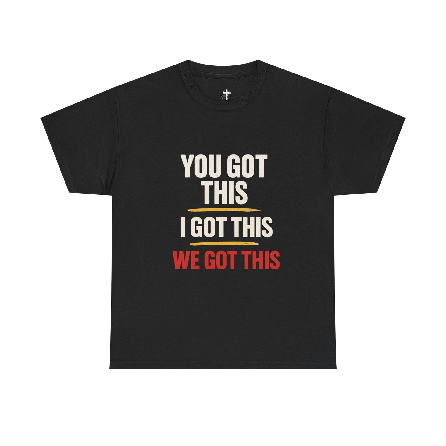 Empowering Unisex Heavy Cotton Tee - You Got This, Motivational Shirt, Casual Wear, Gift for Friends, Inspirational Clothing
