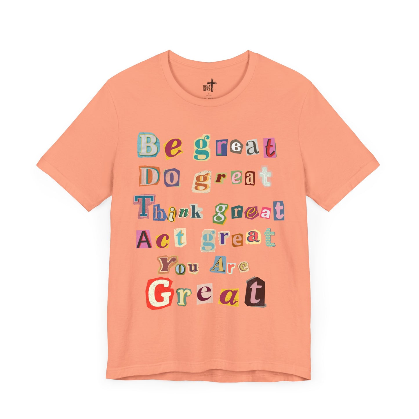 T-Shirt with Scrapbook Letter Design