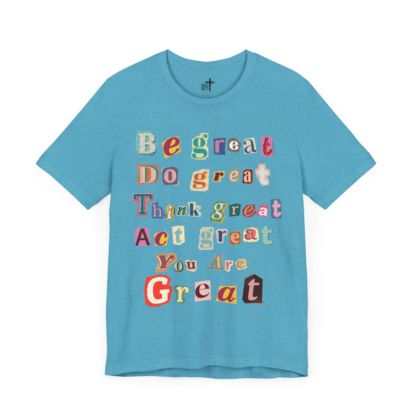 T-Shirt with Scrapbook Letter Design