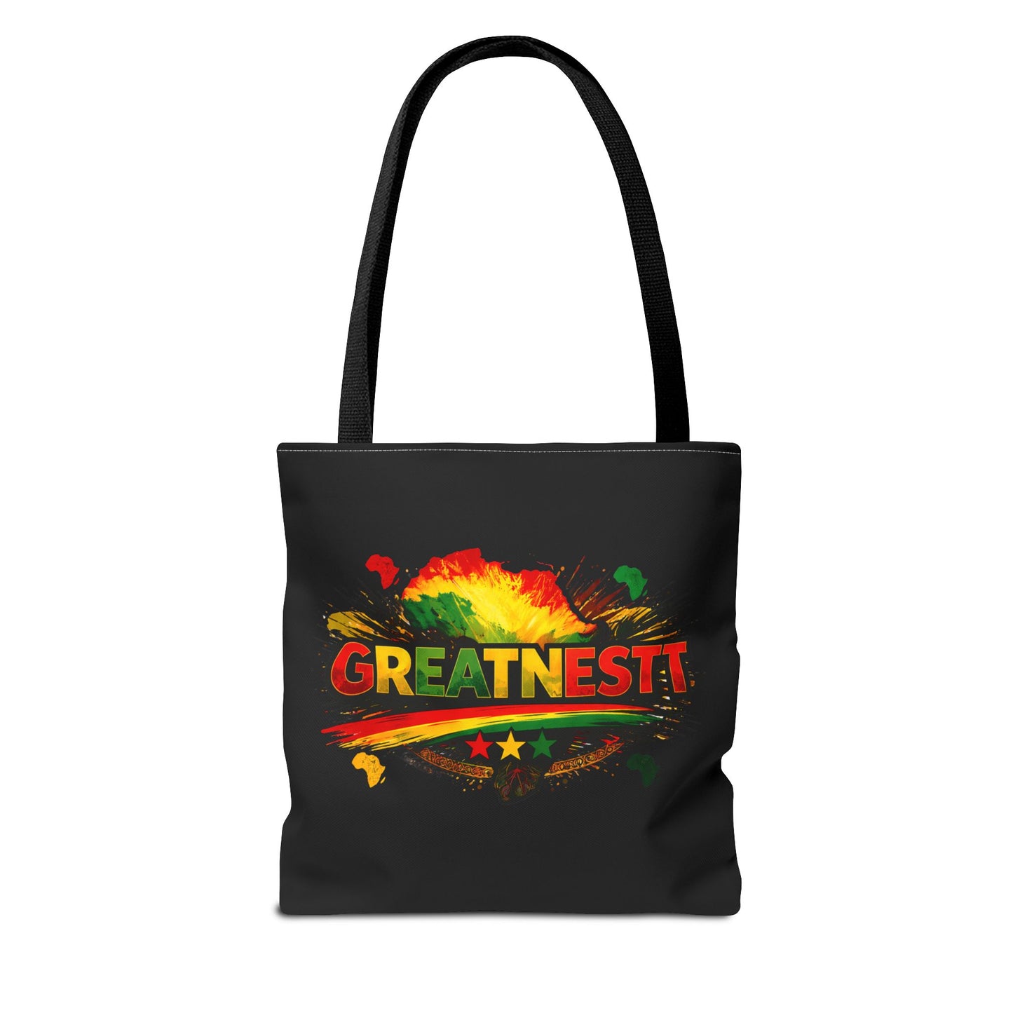 Tote — 'GreatNesT' Rasta Colorful Graphic Tote Bag