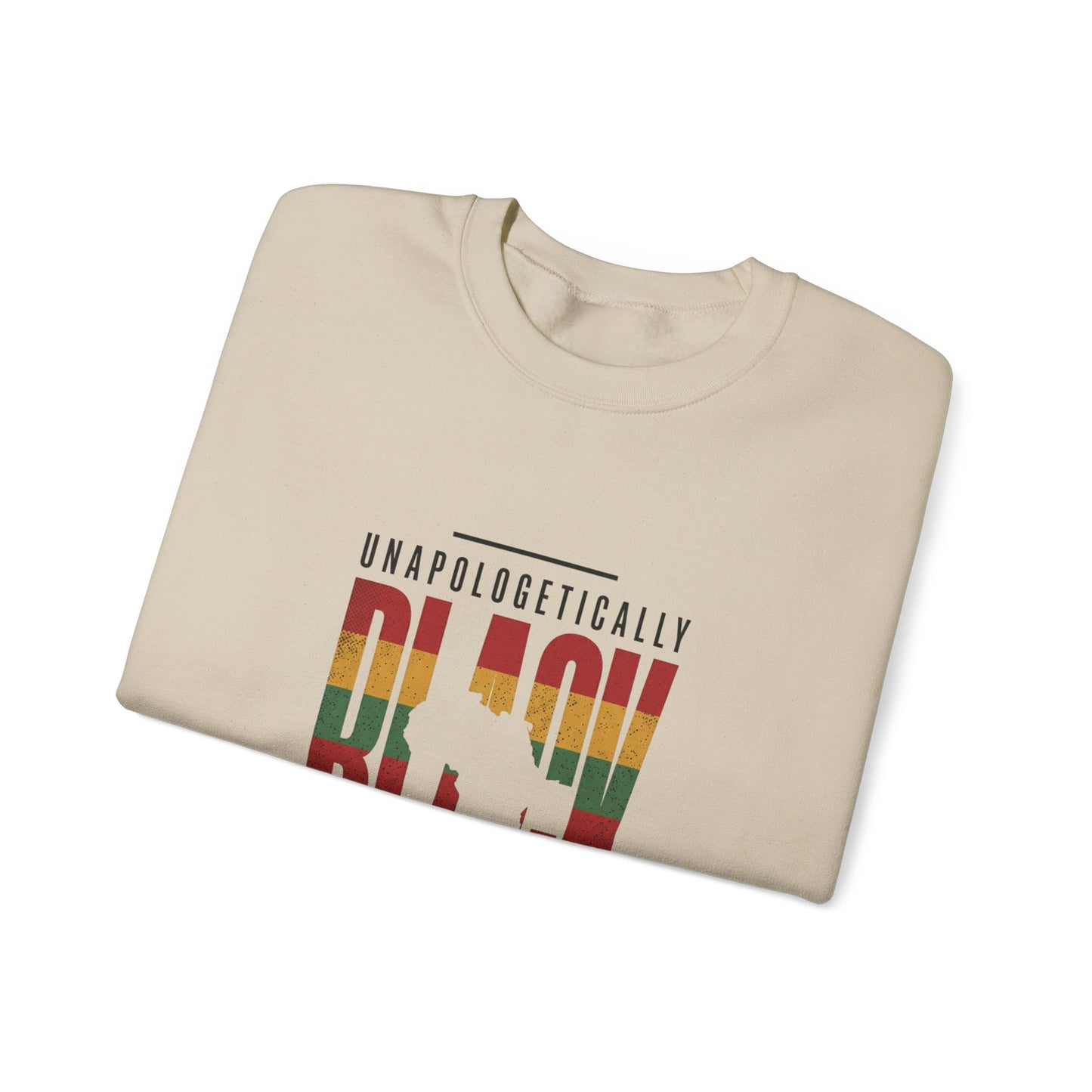 Unapologetically Black Crewneck Sweatshirt | Juneteenth Pan-African Pride