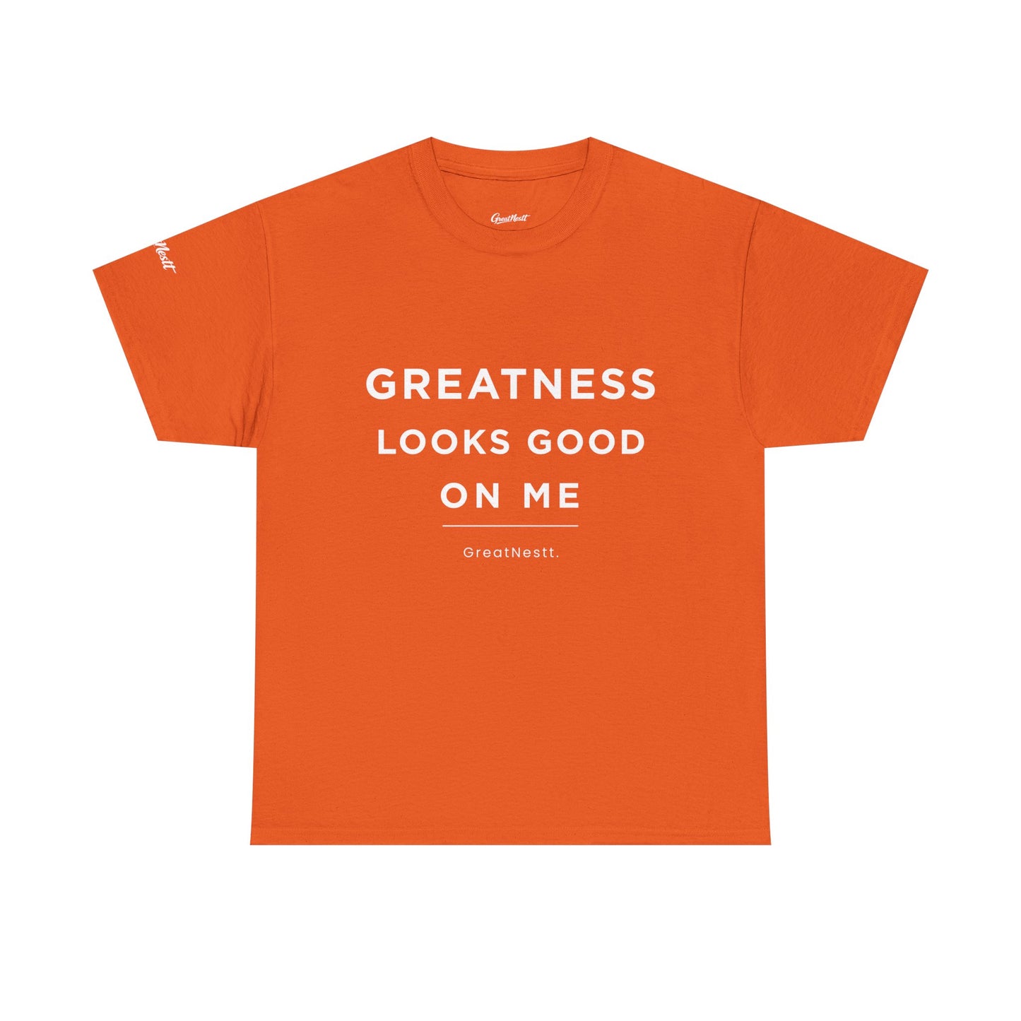 Greatness Looks Good On Me Tee — Motivational Graphic T-Shirt