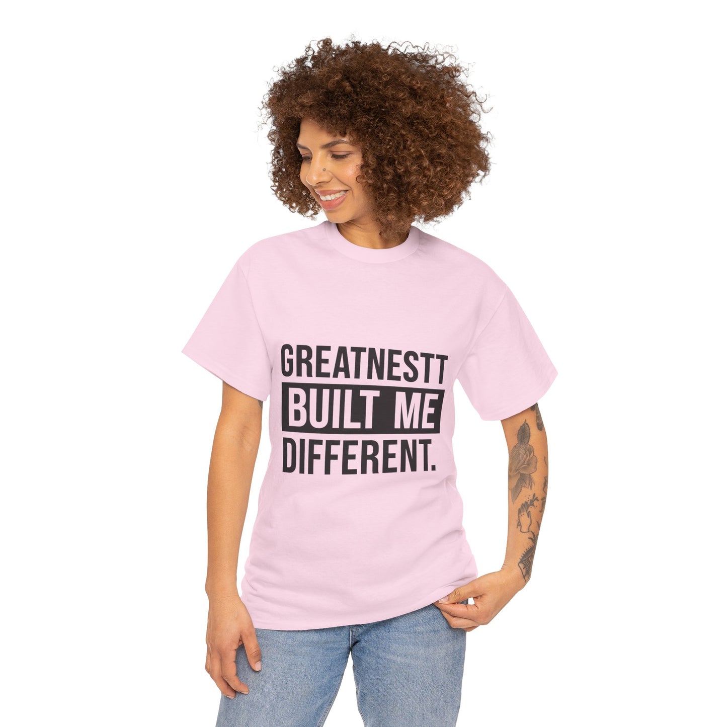 Greatness Built Me Different Unisex Tee - Motivational Shirt, Gift for Friends, Inspirational Casual Wear, Unique Statement Top, [...]