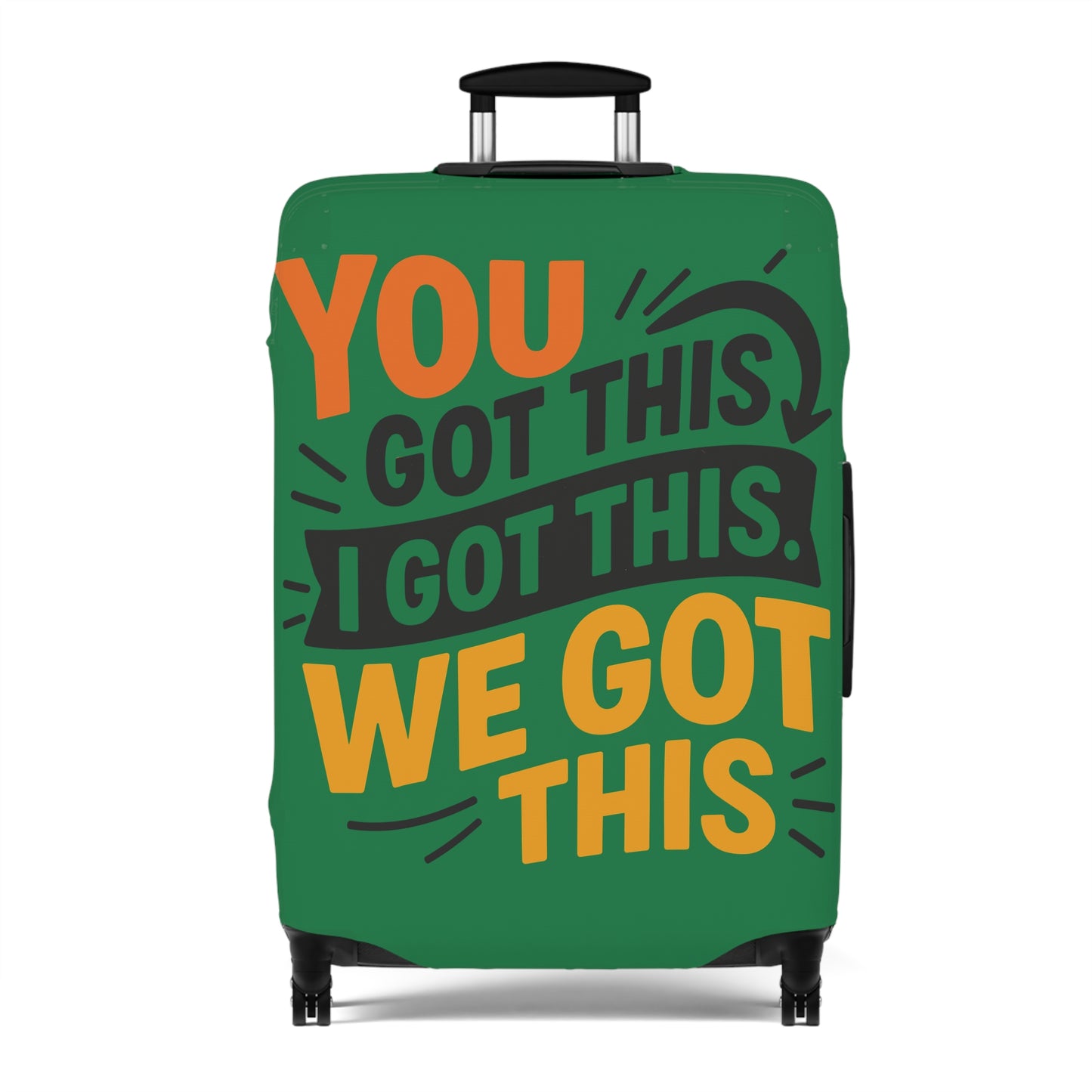 Encouraging Luggage Cover - Travel Accessory, Motivational Suitcase Protector, Personalized Travel Gift, Vacation Essentials, Unique [...]