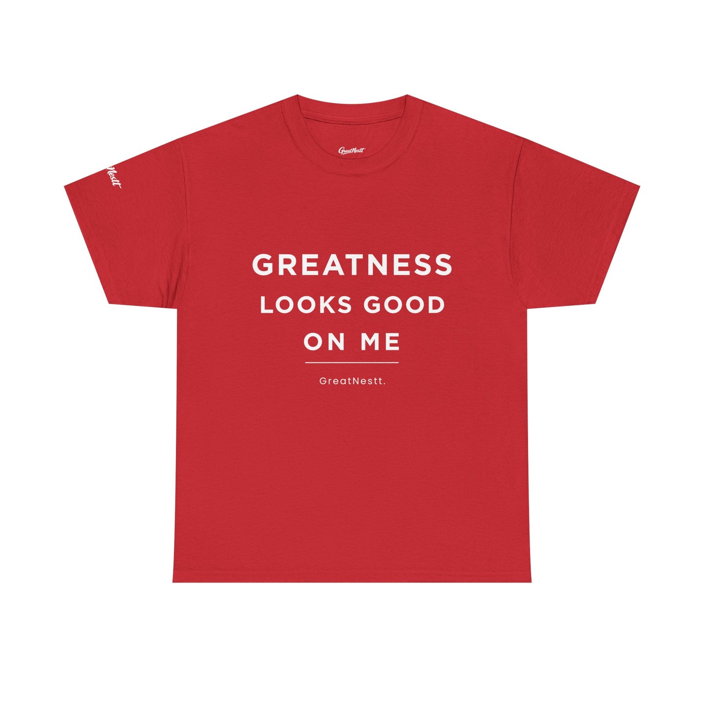 Greatness Looks Good On Me Tee — Motivational Graphic T-Shirt