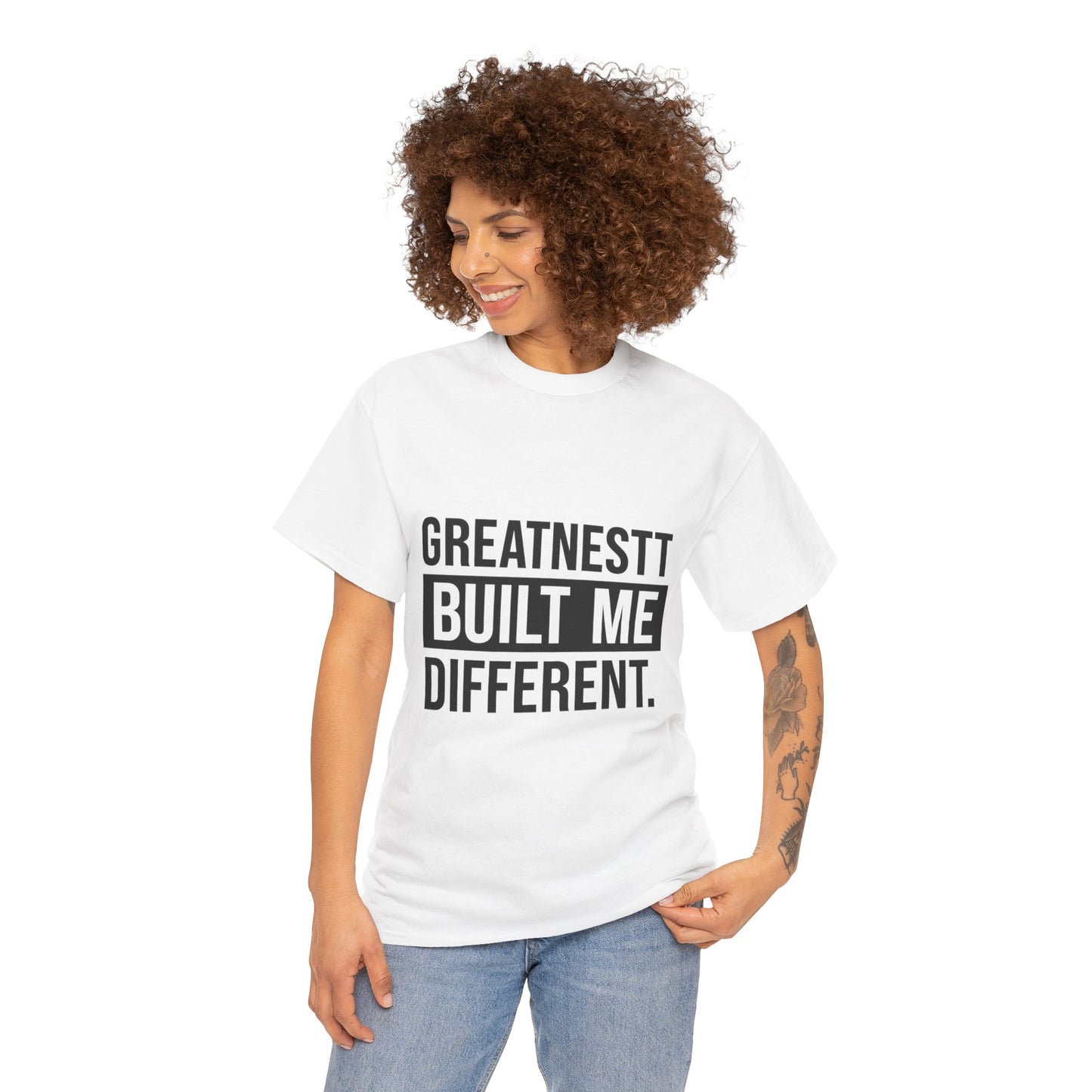Greatness Built Me Different Unisex Tee - Motivational Shirt, Gift for Friends, Inspirational Casual Wear, Unique Statement Top, [...]
