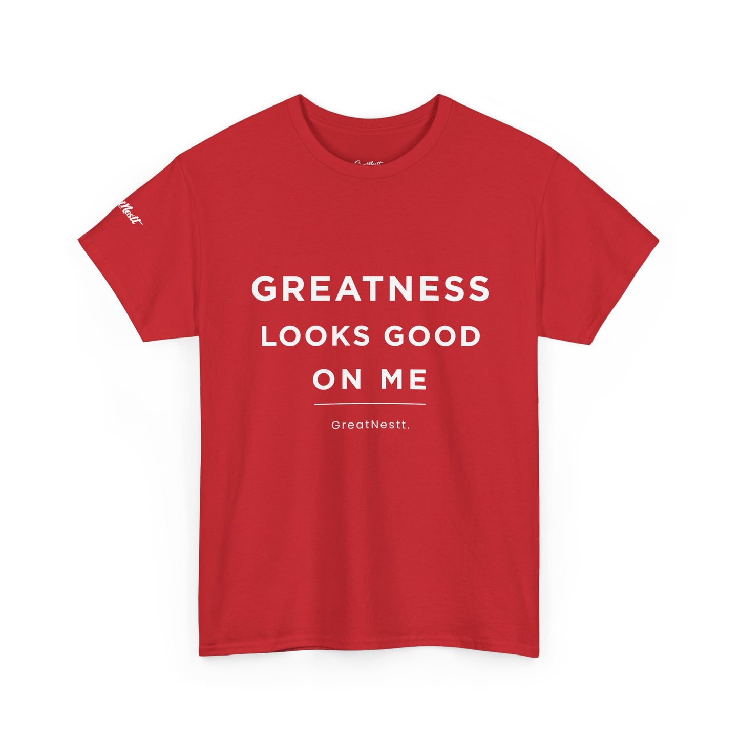 Greatness Looks Good On Me Tee — Motivational Graphic T-Shirt