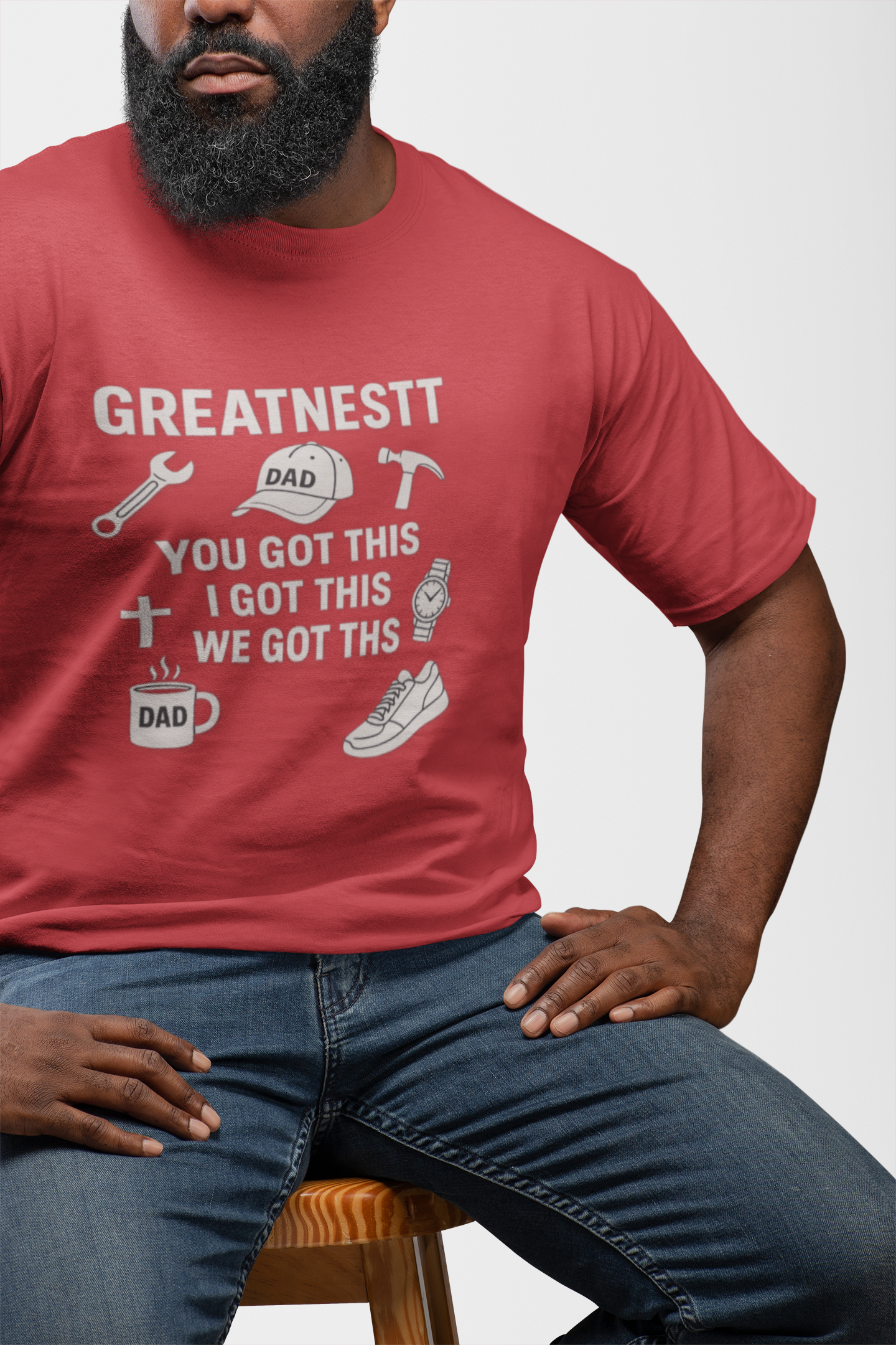 Dad Motivational Softstyle T-Shirt, Gifts for Fathers Day, Unisex Tee for Dads, Inspirational Apparel, Casual Everyday Wear