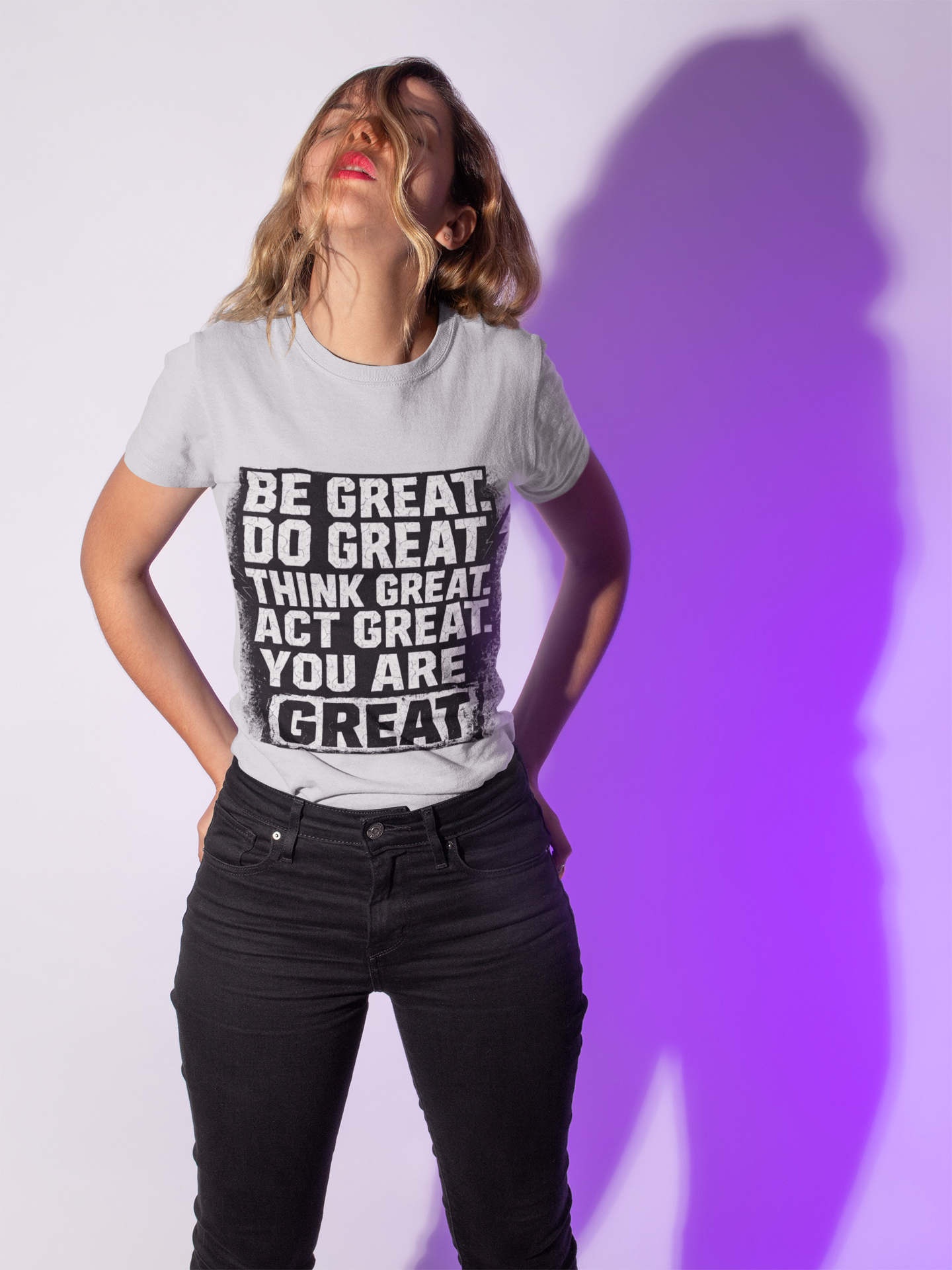 Motivational Unisex T-Shirt - Be Great, Inspirational Gift for Friends, Charity Event Tee, Casual Wear, Positive Vibes