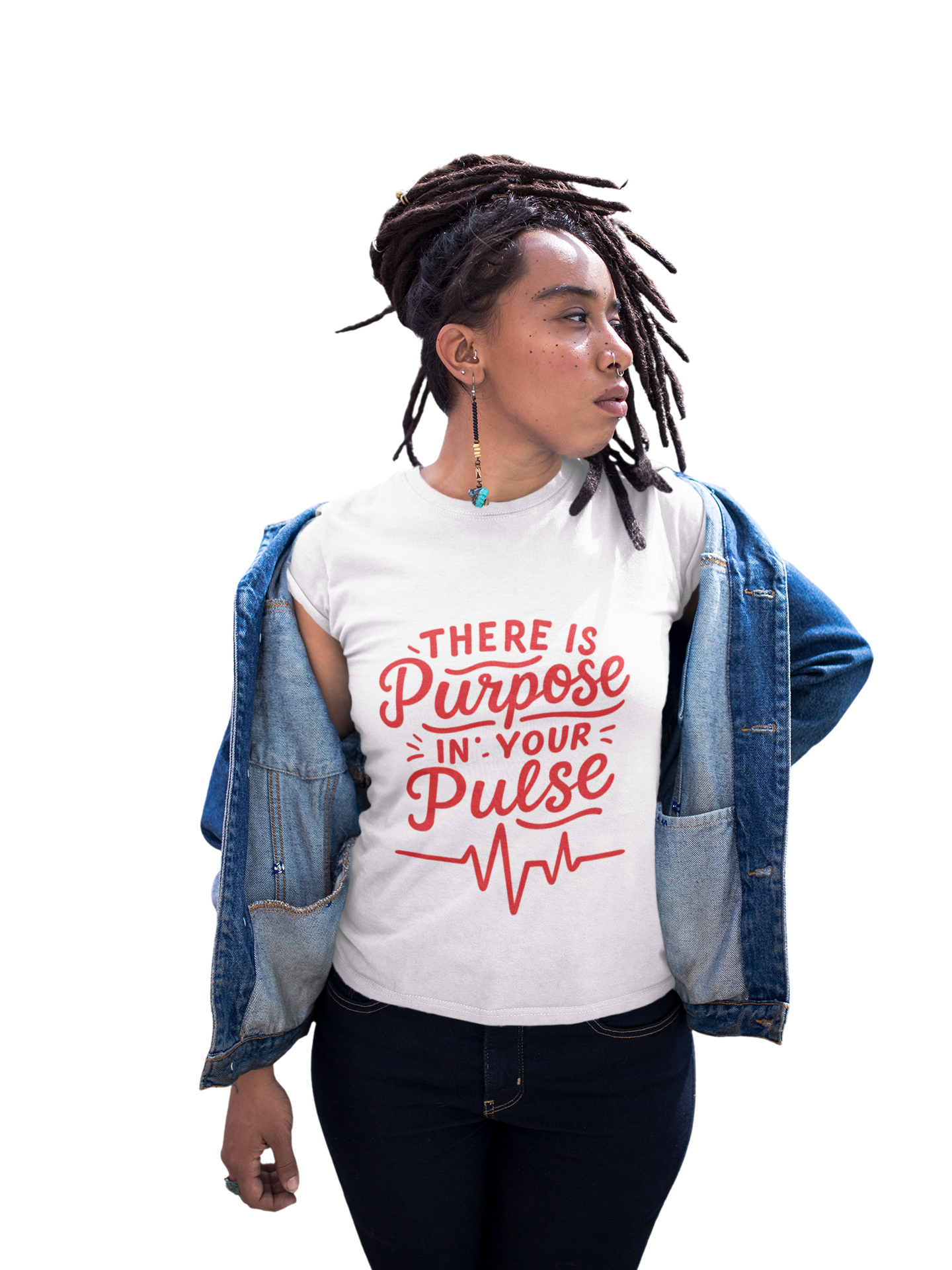 Purpose Pulse Tee - Unisex Inspirational Shirt, Motivational T-Shirt, Gift for Wellness Lovers, Casual Everyday Wear, Empowerment Fashion