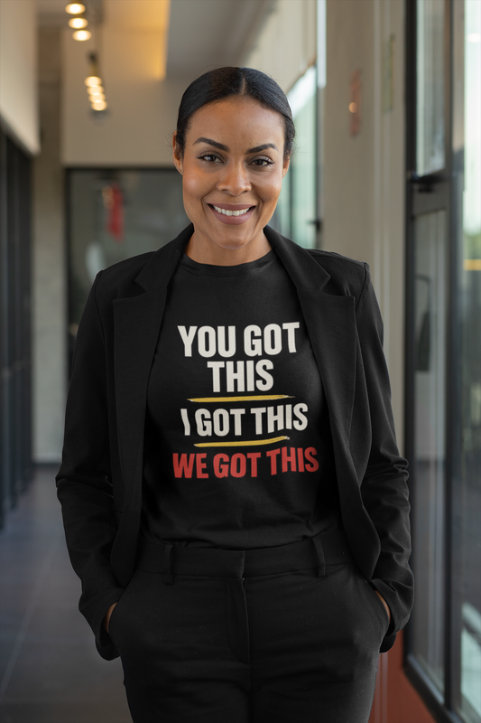 Empowering Unisex Heavy Cotton Tee - You Got This, Motivational Shirt, Casual Wear, Gift for Friends, Inspirational Clothing